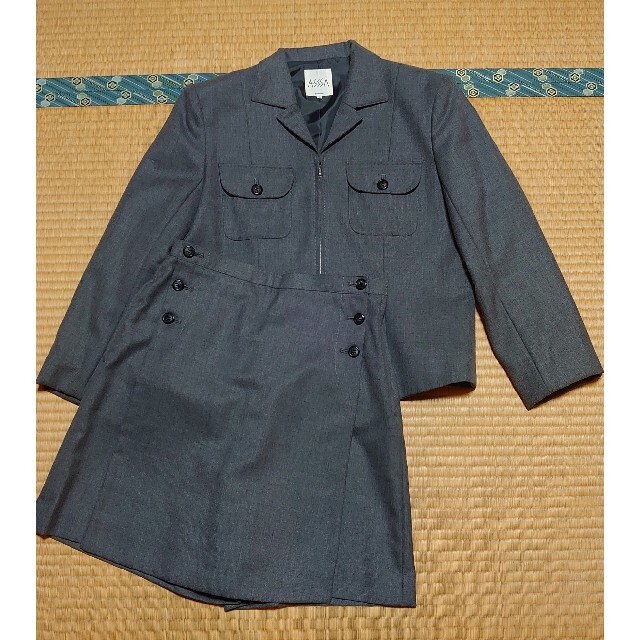 【美品】キッズサイズ　セットアップスーツ キッズ/ベビー/マタニティのキッズ服女の子用(90cm~)(ドレス/フォーマル)の商品写真