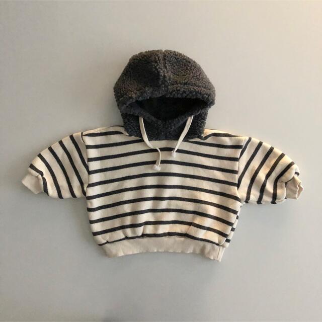 韓国子供服　boa hood Parker キッズパーカー　キッズスウェット キッズ/ベビー/マタニティのキッズ服男の子用(90cm~)(ジャケット/上着)の商品写真