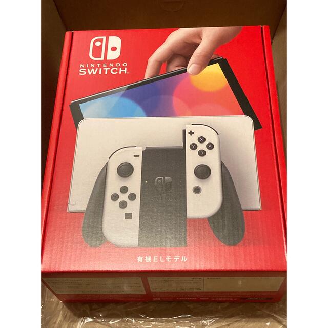 ⭐️新品未使用 店舗印有りswitch 有機ELホワイト 液晶本体と空箱のみ⭐️