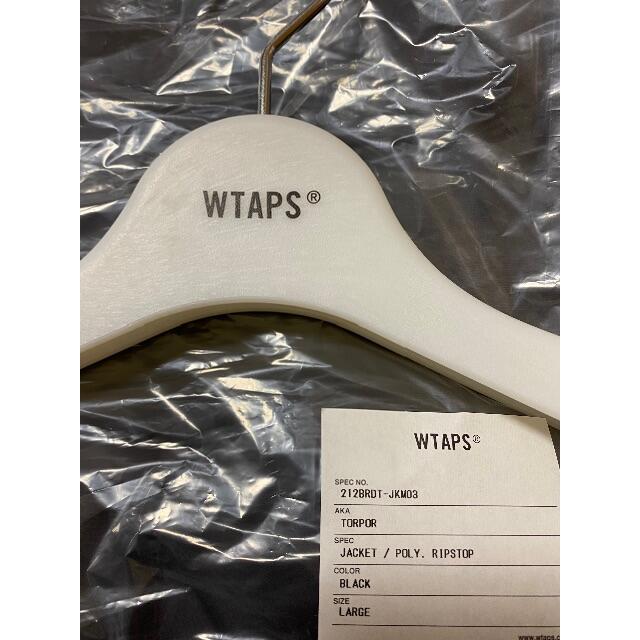 W)taps(ダブルタップス)の21AW WTAPS TORPOR JACKET BLACK L ダウン メンズのジャケット/アウター(ダウンジャケット)の商品写真