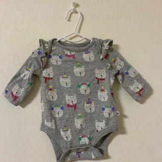 ベビーギャップ(babyGAP)のキラベビ様専用【50サイズ、未使用】GAP☆ブラナンベアー長袖ロンパース(ロンパース)