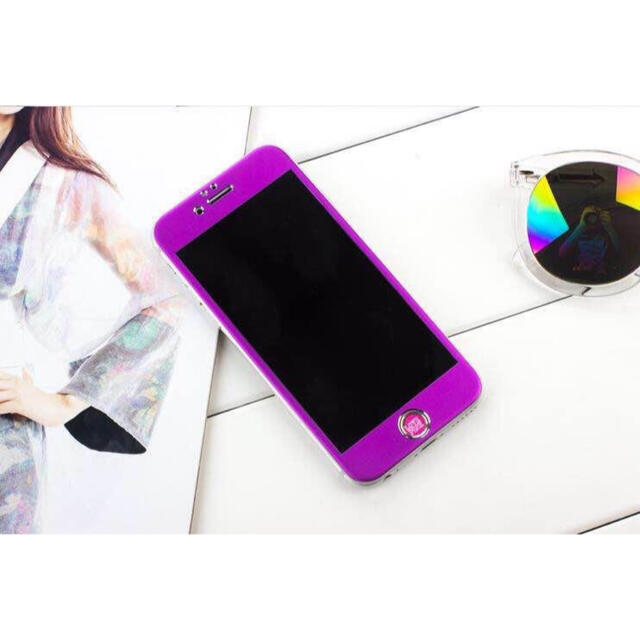 ❤︎iPhone 6/6s❤︎用3D曲面チタン製ガラスフィルム    スマホ/家電/カメラのスマホアクセサリー(保護フィルム)の商品写真