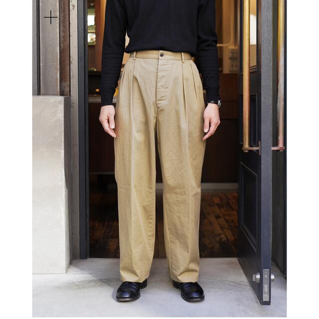 COMOLI(コモリ)の22ss NEAT Chino - Beige サイズ46 メンズのパンツ(スラックス)の商品写真