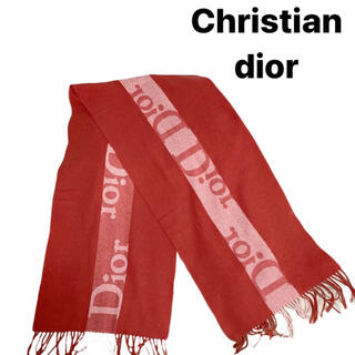 ディオール(Christian Dior) レッド マフラー/ショール(レディース)の 