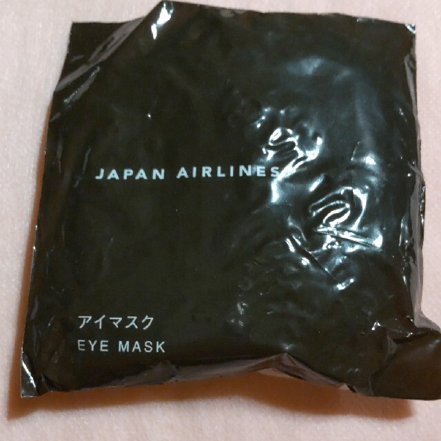 JAPAN AIRLINES アイマスク インテリア/住まい/日用品の日用品/生活雑貨/旅行(旅行用品)の商品写真