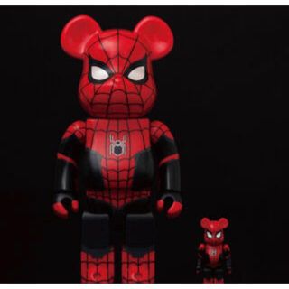 メディコムトイ(MEDICOM TOY)のSPIDER-MAN UPGRADED SUIT 100% & 400%(キャラクターグッズ)