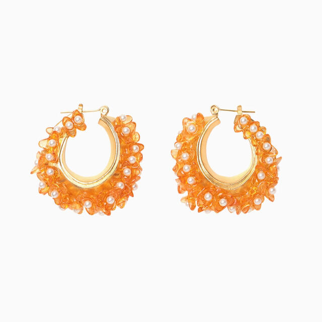 Mame Kurogouch Osmanthus Motif Earrings レディースのアクセサリー(ピアス)の商品写真