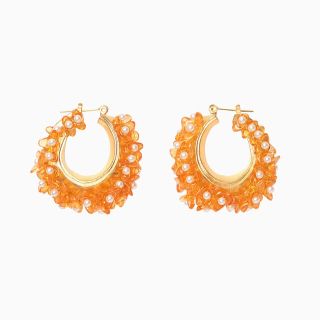 Mame Kurogouch Osmanthus Motif Earrings(ピアス)