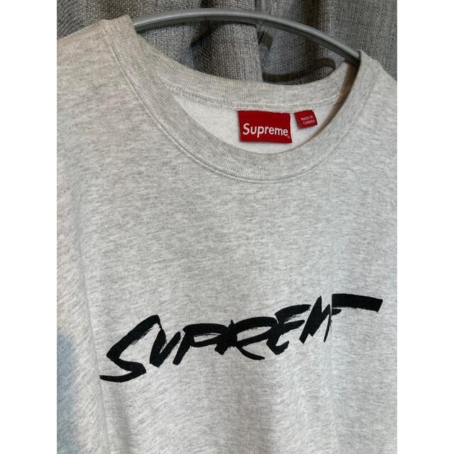 Supreme Futura Logo crewneck サイズLグレー