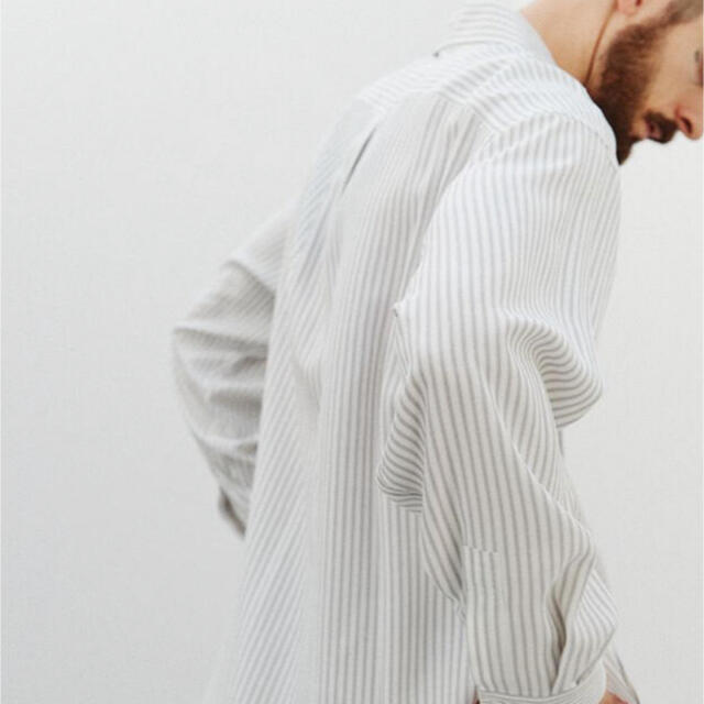 VISCOSE STRIPE SHIRT リドム LIDNMの通販 by tora's shop｜ラクマ