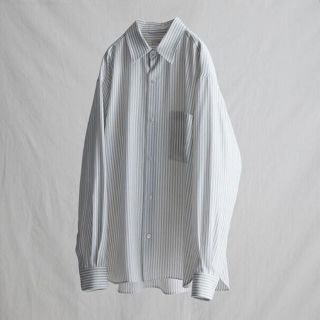 VISCOSE STRIPE SHIRT リドム LIDNMの通販 by tora's shop｜ラクマ