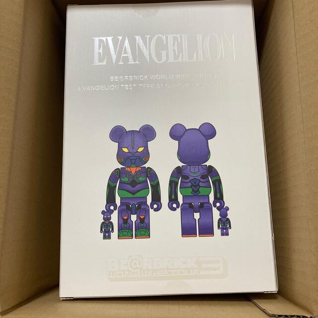 BE@RBRICK エヴァンゲリオン初号機 CHROME Ver. 400％