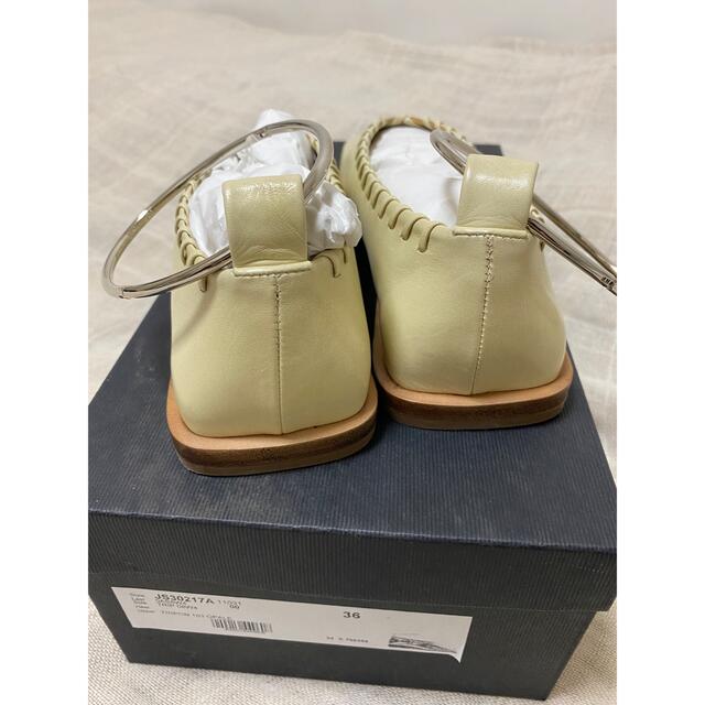 Jil Sander(ジルサンダー)のJIL SANDER  アンクレット バレエシューズ 36 レディースの靴/シューズ(バレエシューズ)の商品写真