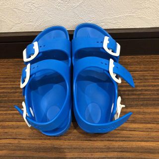 ビルケンシュトック(BIRKENSTOCK)のビルケンシュトック　キッズ　EVA サンダル　ブルー(サンダル)