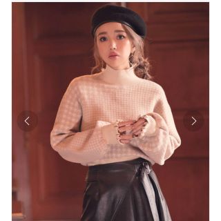 エイミーイストワール(eimy istoire)の【限定値下げ】eimy istore / 千鳥柄ニット(ニット/セーター)