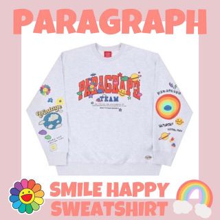 『大人気！！』PARAGRAPH smile happy sweatshirt(スウェット)