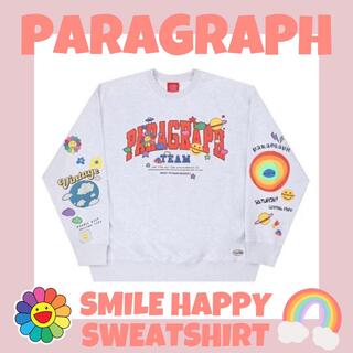 『大人気！！』PARAGRAPH smile happy sweatshirt(スウェット)