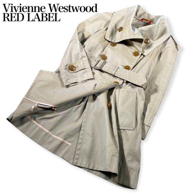Vivienne Westwood(ヴィヴィアンウエストウッド)のVivienne Westwood RED LABEL★変形トレンチコート　襟 レディースのジャケット/アウター(トレンチコート)の商品写真