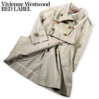 ラブ襟 vivienne westwood トレンチコート Lサイズ ベージュ