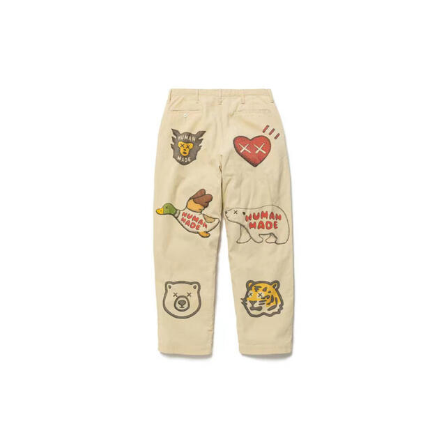 HUMAN MADE KAWS CORDUROY PRINT PANTS Sデニム/ジーンズ