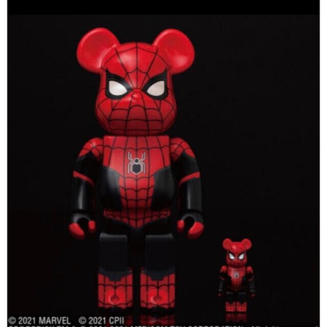 MARVEL(マーベル)のBE@RBRICK SPIDER-MAN UPGRADED SUIT  エンタメ/ホビーのエンタメ その他(その他)の商品写真