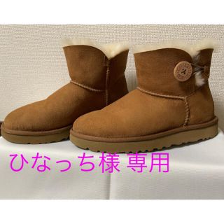 アグ(UGG)のUGG ミニブートン キャメル 24㎝(ブーツ)