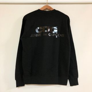 コムデギャルソン(COMME des GARCONS)の新品 コムデギャルソン CDG 同色ロゴ スウェット ブラック 乃木坂46(スウェット)