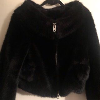 コムデギャルソン(COMME des GARCONS)の【専用】美品 トリココムデギャルソン フェイクファー ジャケット ブルゾン(ブルゾン)