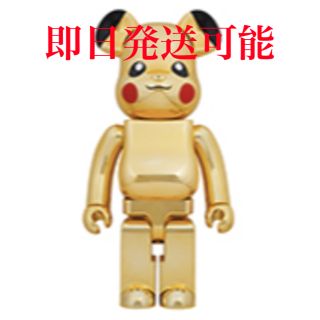 メディコムトイ(MEDICOM TOY)のBE@RBRICK ピカチュウ GOLD CHROME 1000％(アニメ/ゲーム)