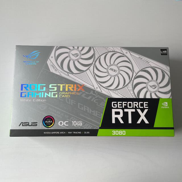 PC/タブレット専用出品 ROG STRIX RTX3080 10G WHITE V2 LHR版