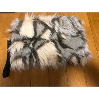 マウジー(moussy)の【美品】moussyファークラッチバック(クラッチバッグ)