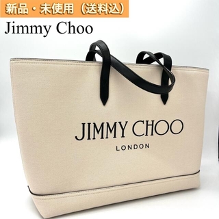 ジミーチュウ(JIMMY CHOO)の【新品】Jimmy Choo CANVAS LOGOトートバッグ(トートバッグ)