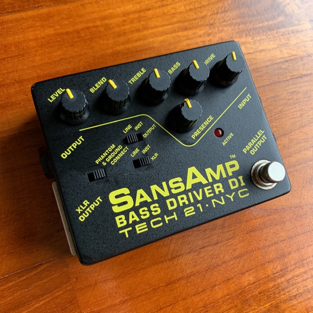 TECH21 SANSAMP BASS DRIVER DI 【生産終了盤】