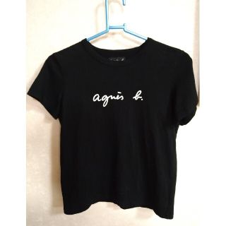 アニエスベー(agnes b.)のagnes b.(アニエスベー)  S137 TS ロゴTシャツ(ブラック)(Tシャツ(半袖/袖なし))