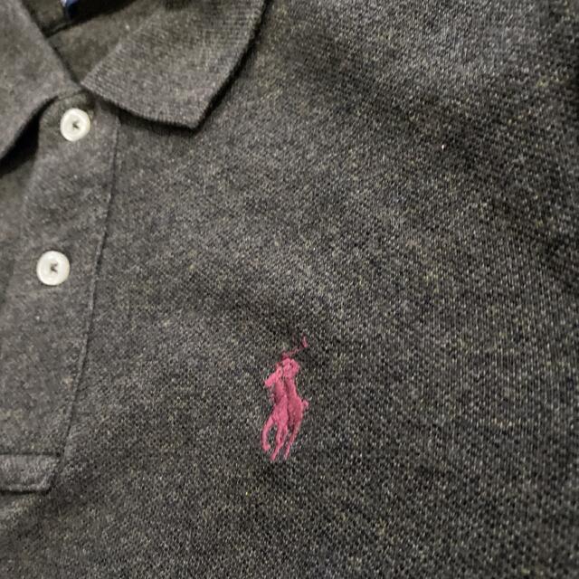 POLO RALPH LAUREN(ポロラルフローレン)の美品　ラルフローレン　ウール混長袖ポロシャツ レディースのトップス(ポロシャツ)の商品写真