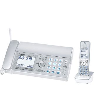 パナソニック(Panasonic)の【新品】Panasonic デジタルコードレス FAX KX-PZ310DL-S(その他)