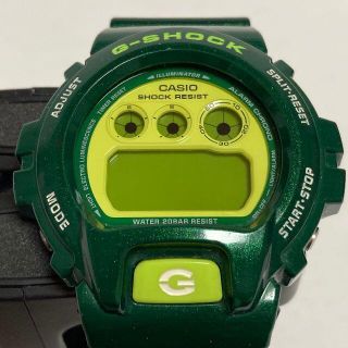 G-SHOCK dw-6900cc グリーン(腕時計(デジタル))