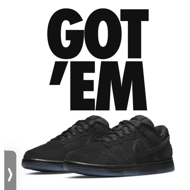 UNDEFEATED × NIKE DUNK LOW SP "BLACK