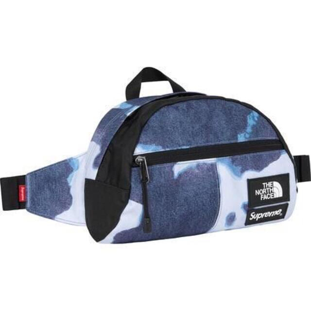 Supreme TNF Bleached Denim Print Roo II