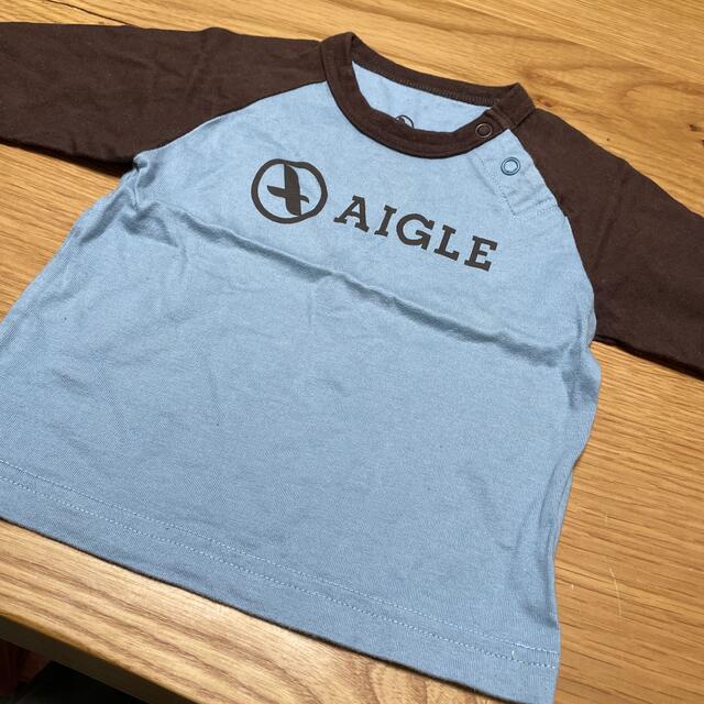 AIGLE(エーグル)の七分袖ロンT キッズ/ベビー/マタニティのベビー服(~85cm)(シャツ/カットソー)の商品写真