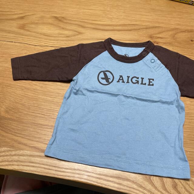 AIGLE(エーグル)の七分袖ロンT キッズ/ベビー/マタニティのベビー服(~85cm)(シャツ/カットソー)の商品写真