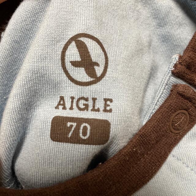 AIGLE(エーグル)の七分袖ロンT キッズ/ベビー/マタニティのベビー服(~85cm)(シャツ/カットソー)の商品写真