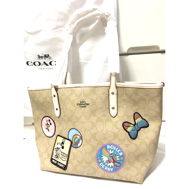 新品未使用coach×Disneyコーチディズニーコラボトートバックコーチバック