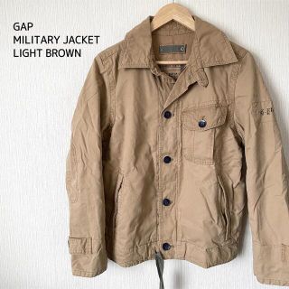 ギャップ(GAP)のGap ギャップ ミリタリージャケット メンズ アウター オレンジブラウン(ミリタリージャケット)