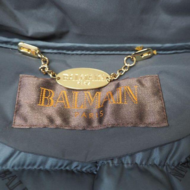 大特価新品 BALMAIN - BALMAIN ダウンコート Lサイズ ファー ベルト A