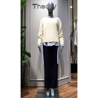 専用 Theory 19aw 半袖プルオーバーニット