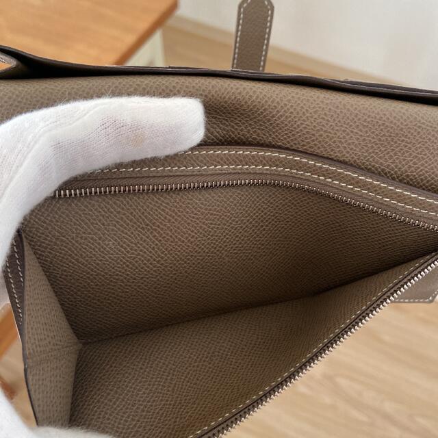 高品質の人気 Hermes - エルメス ベアンスフレ エトゥープ シルバー