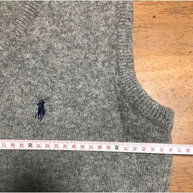 POLO RALPH LAUREN(ポロラルフローレン)のPolo Ralph Lauren ポロラルフローレン　メンズ　ベスト　グレー メンズのトップス(ベスト)の商品写真