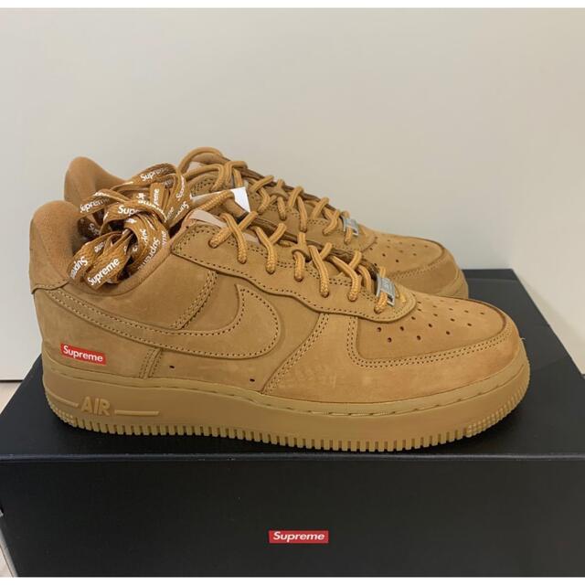 メンズ【 Wheat 】 Supreme Nike Air Force 1 AF1