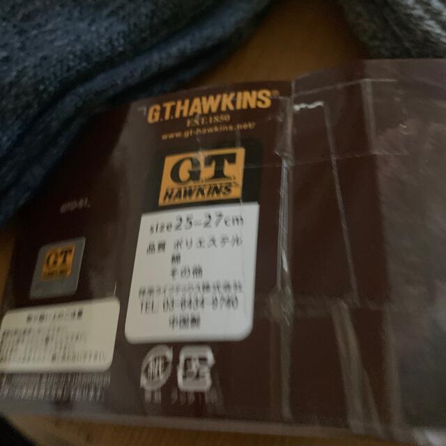 G.T. HAWKINS(ジーティーホーキンス)のGT HAWKINS 3パック靴下メンズ25から２７センチ メンズのレッグウェア(ソックス)の商品写真